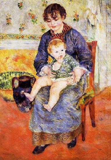 Mere et enfant, Pierre Auguste Renoir